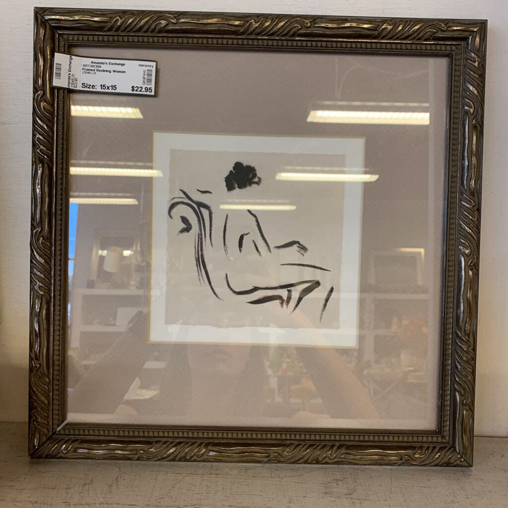Amanda's Exchange Consignment, Framed Reclining Woman